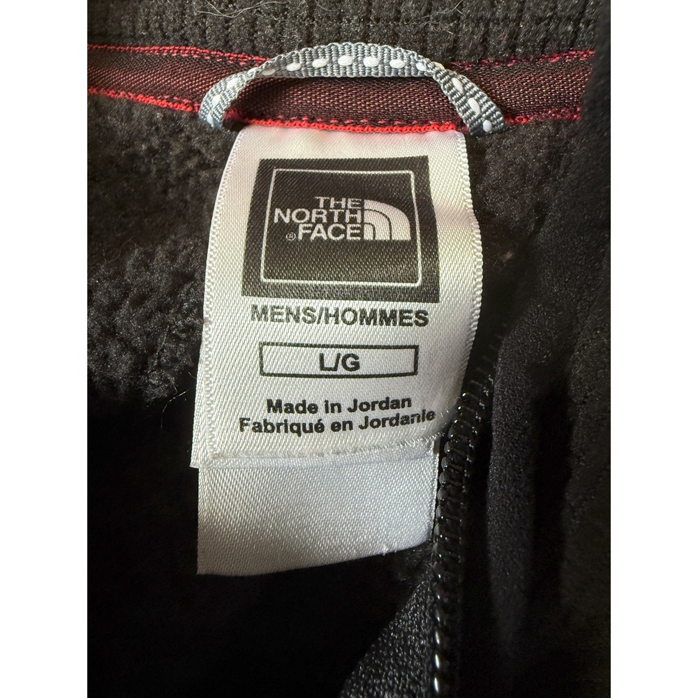 THE NORTH FACE - Men's Black Waffle Fleece Jacket -‎ Size Large - Picture 4 of 5